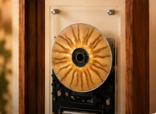 M1 Wood Frame CD Player — Wall-Mountable, Bluetooth & Rechargeable
